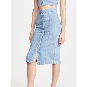 DL1961 Jeanne Denim Skirt